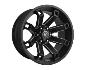 Remington Off-Road Hollow Point Wheel 20x10 6x135|139.7 -35mm Satin Black Milled Spokes