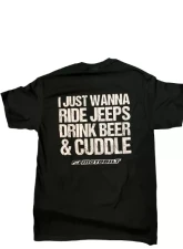 Motobilt 2XL Ride Jeeps Cuddle T-Shirt Black                                     - MB0016-2XL - Image 2