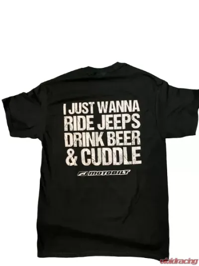 Motobilt 3XL Ride Jeeps Cuddle T-Shirt Black - MB0016-3XL
