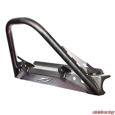 Motobilt Stubby Front Bumper w/ Stinger Bare Steel Jeep Wrangler YJ | TJ 1987-2006 - MB1000-S