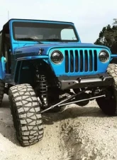 Motobilt Stubby Front Bumper Bare Steel Jeep Wrangler YJ | TJ 1987-2006                                     - MB1000 - Image 7