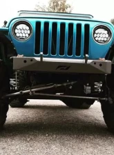 Motobilt Stubby Front Bumper Bare Steel Jeep Wrangler YJ | TJ 1987-2006                                     - MB1000 - Image 8