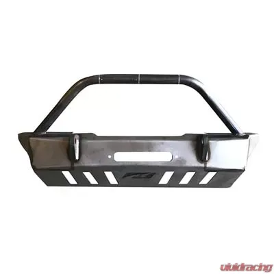 Motobilt Front Bumper w/ Stinger Crusher Series Bare Steel Jeep Wrangler JK 2007-2018 - MB1011-S