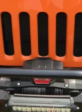 Motobilt Front Bumper w/ Stinger Crusher Series Bare Steel Jeep Wrangler JK 2007-2018                                     - MB1011-S - Image 7