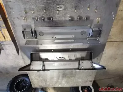 Motobilt Front Bumper Crusher Series Bare Steel Jeep Wrangler JK 2007-2018 - MB1011
