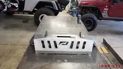 Motobilt Front Bumper Crusher Series Bare Steel Jeep Wrangler JK 2007-2018 - MB1011