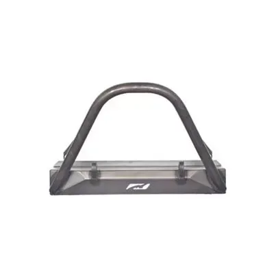 Motobilt Front Stubby Bumper w/ Stinger Bare Steel Jeep Wrangler CJ 1976-1986 - MB1015-S