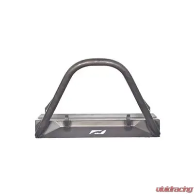 Motobilt Front Stubby Bumper w/ Stinger Bare Steel Jeep Wrangler CJ 1976-1986 - MB1015-S