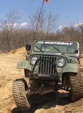 Motobilt Front Stubby Bumper w/ Stinger Bare Steel Jeep Wrangler CJ 1976-1986                                     - MB1015-S - Image 7