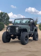 Motobilt Front Stubby Bumper w/ Stinger Bare Steel Jeep Wrangler CJ 1976-1986                                     - MB1015-S - Image 9