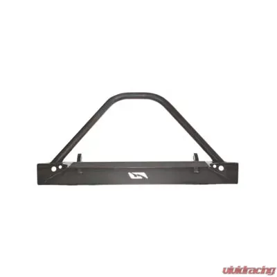 Motobilt Mid Width Front Bumper w/ Stinger Bare Steel Jeep Wrangler CJ 1976-1986 - MB1019-S