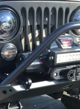 Motobilt Mid Width Front Bumper w/ Stinger Bare Steel Jeep Wrangler CJ 1976-1986                                     - MB1019-S - Image 13