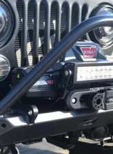 Motobilt Mid Width Front Bumper w/ Stinger Bare Steel Jeep Wrangler CJ 1976-1986                                     - MB1019-S - Image 14