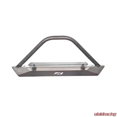 Motobilt Mid-Width Front Bumper w/ Stinger Bare Steel Jeep Wrangler YJ | TJ | LJ 1987-2006 - MB1021-S