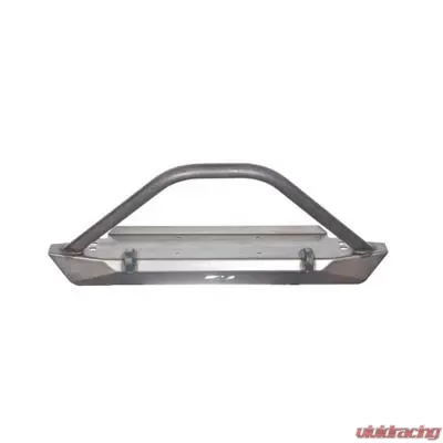 Motobilt Mid-Width Front Bumper w/ Stinger Bare Steel Jeep Wrangler YJ | TJ | LJ 1987-2006 - MB1021-S