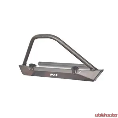Motobilt Mid-Width Front Bumper w/ Stinger Bare Steel Jeep Wrangler YJ | TJ | LJ 1987-2006 - MB1021-S