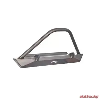 Motobilt Mid-Width Front Bumper w/ Stinger Bare Steel Jeep Wrangler YJ | TJ | LJ 1987-2006 - MB1021-S