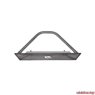 Motobilt Mid-Width Front Bumper w/ Stinger Bare Steel Jeep Wrangler YJ | TJ | LJ 1987-2006 - MB1021-S