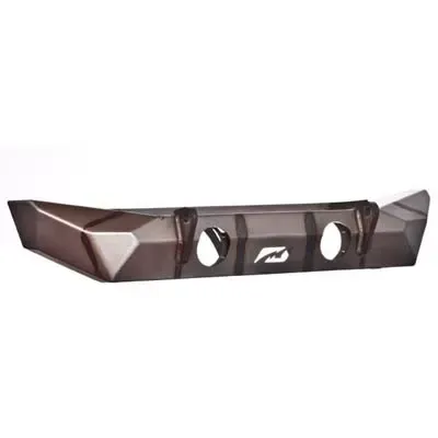 Motobilt Front Bumper w/ Fog Light Holes The Hammer Series Bare Steel Jeep Wrangler JK 2007-2018 - MB1025F