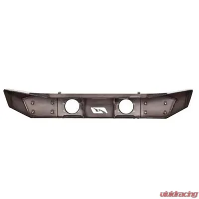 Motobilt Front Bumper w/ Fog Light Holes The Hammer Series Bare Steel Jeep Wrangler JK 2007-2018 - MB1025F