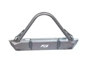 Motobilt Front Bumper w/ Stinger Hatchet Series Bare Steel Jeep Wrangler JK 2007-2018