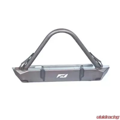 Motobilt Front Bumper w/ Stinger Hatchet Series Bare Steel Jeep Wrangler JK 2007-2018 - MB1048-S