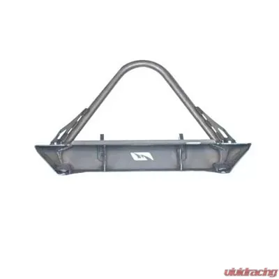 Motobilt Front Bumper w/ Stinger Hatchet Series Bare Steel Jeep Wrangler JK 2007-2018 - MB1048-S