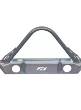 Motobilt Front Bumper w/ Stinger Fog Cutouts Hatchet Series Bare Steel Jeep Wrangler JK 2007-2018                                     - MB1048F-S - Image 12