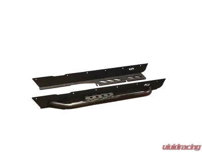 Motobilt Full Length Rocker Guards With Step Bare Steel Jeep Wrangler LJ | TJ Unlimited 2004-2006 - MB1064-S