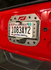 Motobilt Spare Tire Delete Tag Mount and Tag Light Jeep Wrangler JL 2018-2020                                     - MB1077-LD-PL6 - Image 6