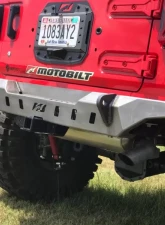 Motobilt Rear Bumper Crusher w/ Spare Tire Cut Out Jeep Wrangler JL 2018-2020                                     - MB1080 - Image 7