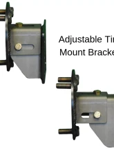 Motobilt Tire Carrier Up to 37" Tire Jeep Wrangler JK 2007-2017                                     - MB1084 - Image 2