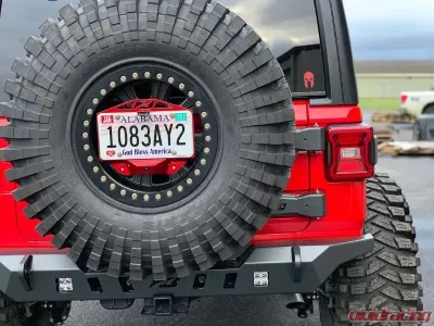 Motobilt Tire Carrier Up To 40" Tire Jeep Wrangler JL 2018-2020 - MB1089