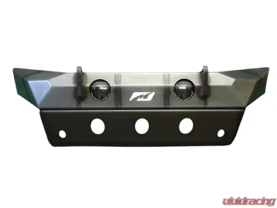 Motobilt Front Bumper w/ Skid Plate w/ Fog Light Holes The Hammer Series Jeep Wrangler JL | Gladiator 2018-2020 - MB1090F-MB1094