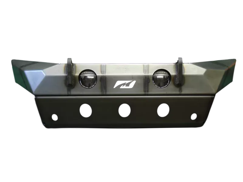 Motobilt Front Bumper w/ Skid Plate w/ Fog Light Holes The Hammer Series Jeep Wrangler JL | Gladiator 2018-2020 - MB1090F-MB1094
