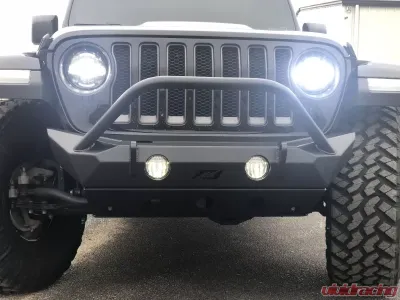 Motobilt Front Bumper w/ Stinger/Skid Plate The Hammer Series Jeep Wrangler JL | Gladiator 2018-2020 - MB1090F-S-1094