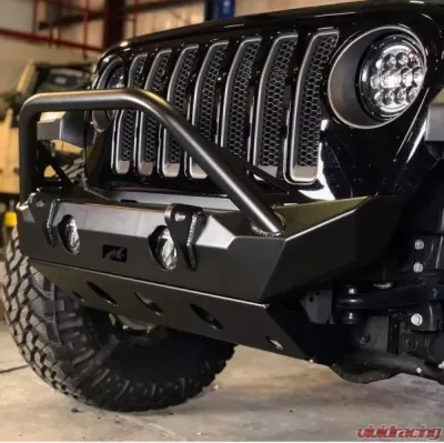 Motobilt Front Bumper w/ Stinger/Skid Plate The Hammer Series Jeep Wrangler JL | Gladiator 2018-2020 - MB1090F-S-1094