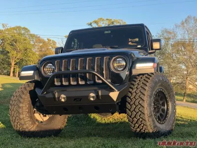Motobilt Front Bumper w/ Stinger/Skid Plate The Hammer Series Jeep Wrangler JL | Gladiator 2018-2020 - MB1090F-S-1094