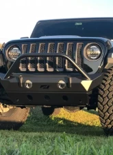 Motobilt Front Bumper w/ Stinger/Skid Plate The Hammer Series Jeep Wrangler JL | Gladiator 2018-2020                                     - MB1090F-S-1094 - Image 9