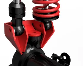 Motobilt Dual Front Lower Shock Mounts SD60 Bare Steel
