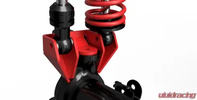 Motobilt Dual Front Lower Shock Mounts SD60 Bare Steel - MB1547