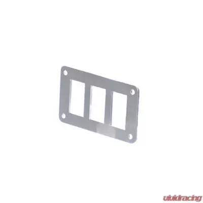Motobilt 3 Hole Aluminum Switch Panel 4.5 x 2.5 Inch - MB5510
