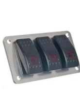 Motobilt 3 Hole Aluminum Switch Panel 4.5 x 2.5 Inch                                     - MB5510 - Image 2
