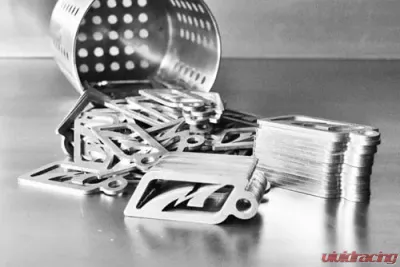 Motobilt Key Chain 2-7/8x 1" Tall Brushed Finish - MB0000