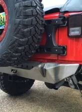 Motobilt Rear Stubby Bumper Bare Steel Jeep Wrangler JK 2007-2018                                     - MB1010 - Image 14