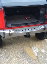 Motobilt Rear Stubby Bumper Bare Steel Jeep Wrangler JK 2007-2018                                     - MB1010 - Image 7