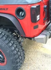 Motobilt Rear Stubby Bumper Bare Steel Jeep Wrangler JK 2007-2018                                     - MB1010 - Image 11