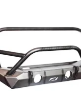 Motobilt Front Bumper w/ Stinger and Grill Hoop (The Hammer Series Bare Steel) Jeep Wrangler JK 2007-2018                                     - MB1025F-L - Image 2