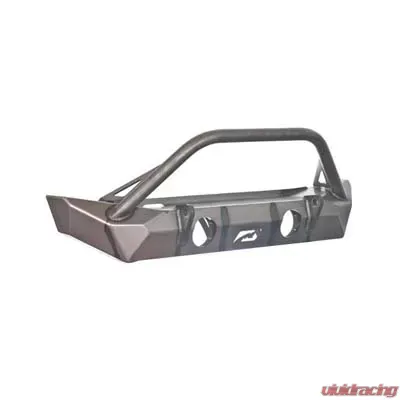 Motobilt Bumper w/ Stinger The Hammer Series Bare Steel Jeep Wrangler JK 2007-2018 - MB1025F-S