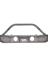 Motobilt Bumper w/ Stinger The Hammer Series Bare Steel Jeep Wrangler JK 2007-2018                                     - MB1025F-S - Image 5